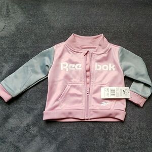 Reebok Pink and Gray Kids Sweatshirt